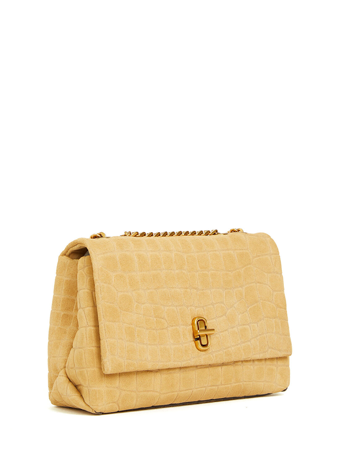 Marc Jacobs The Suede Croc Slim Dual Convertible Süet Çanta görsel 3