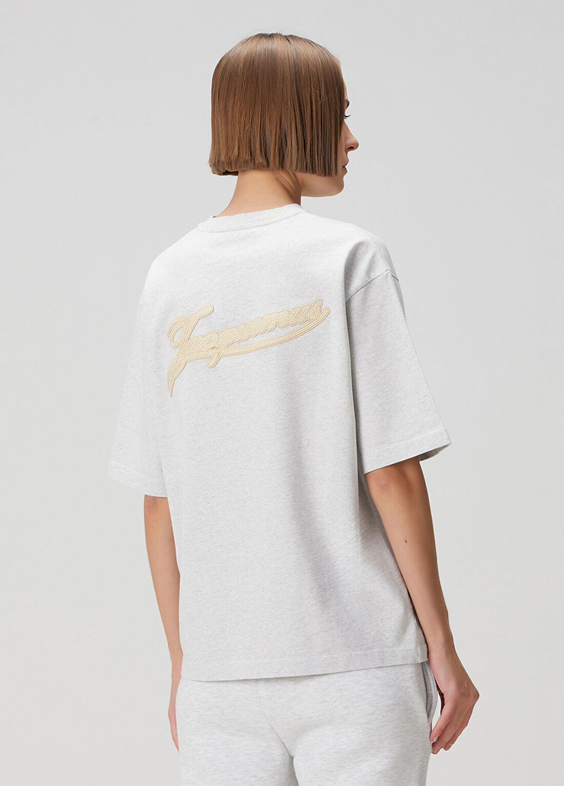 Jacquemus Gri T-shirt görsel 4