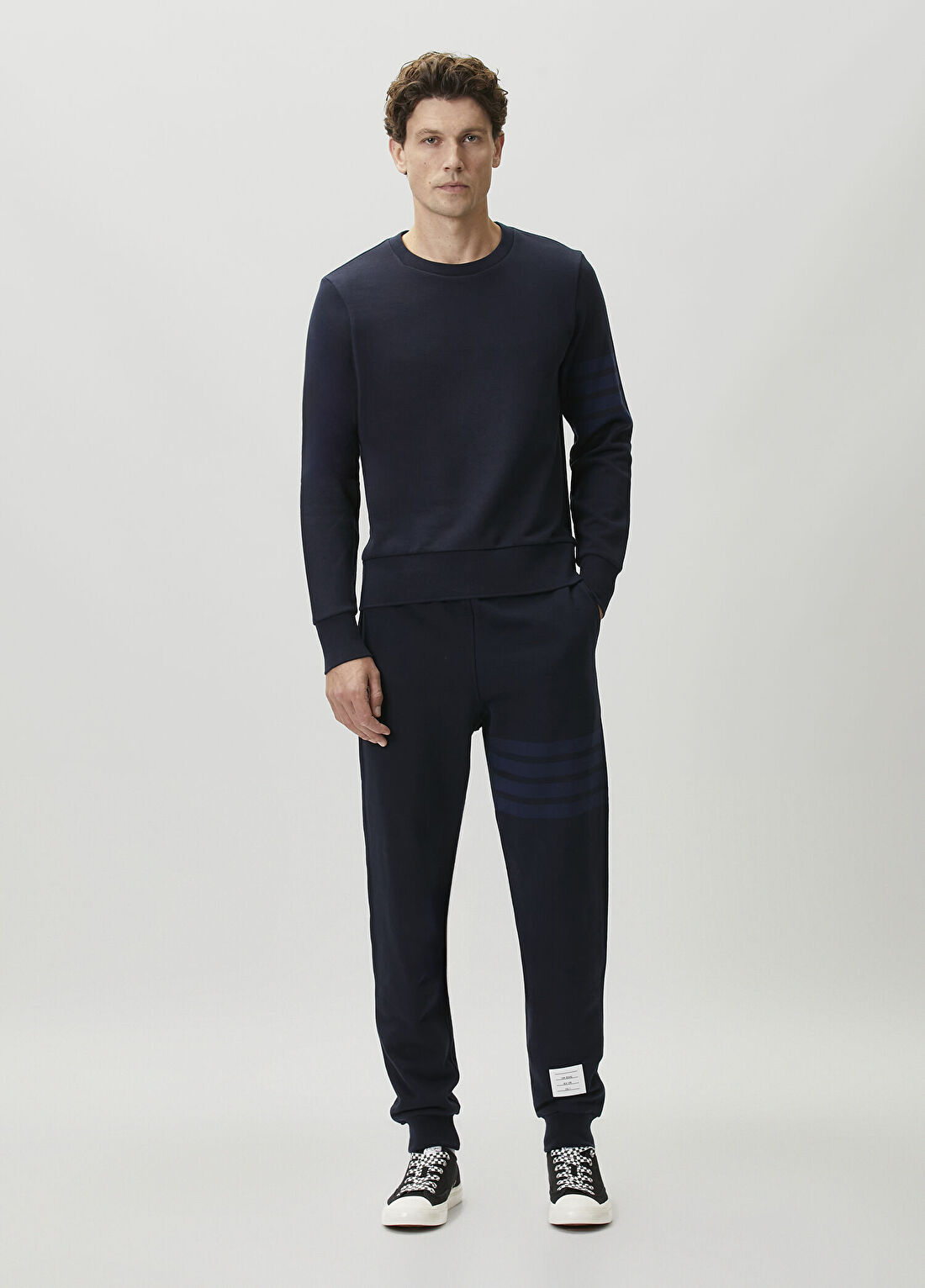 Thom Browne Lacivert Sweatshirt görsel 2