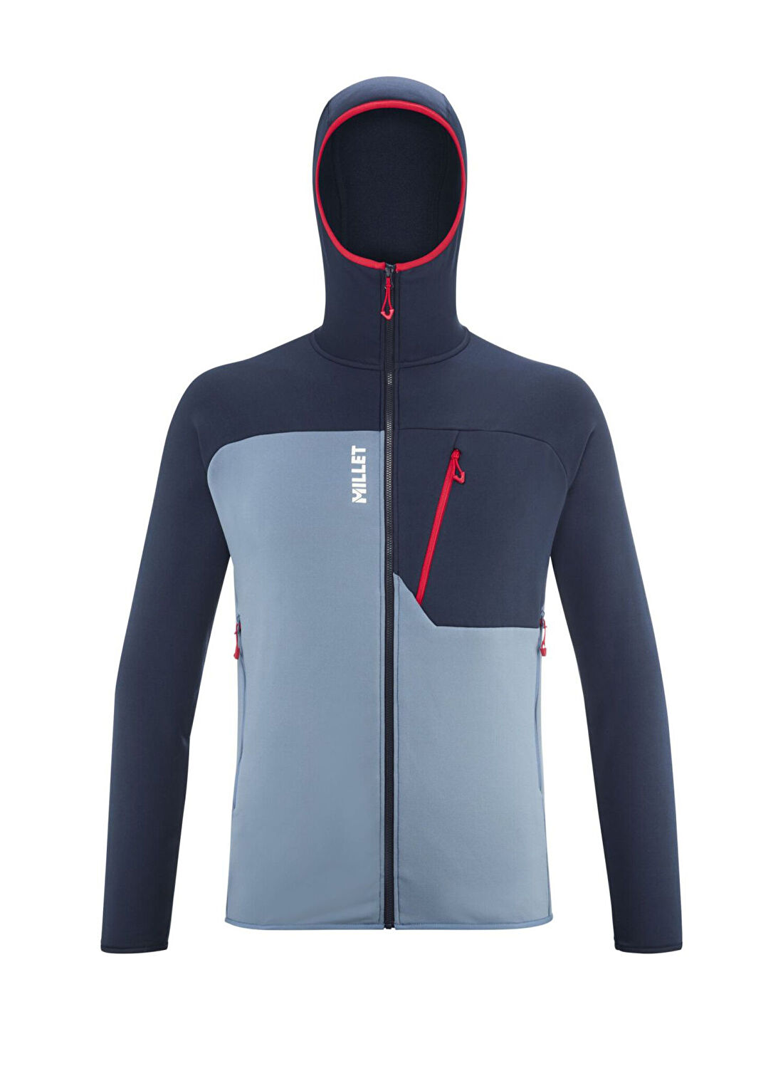 Millet Seneca Renkli Polar Kapüşonlu Erkek Spor Ceket MIV10336 N9302