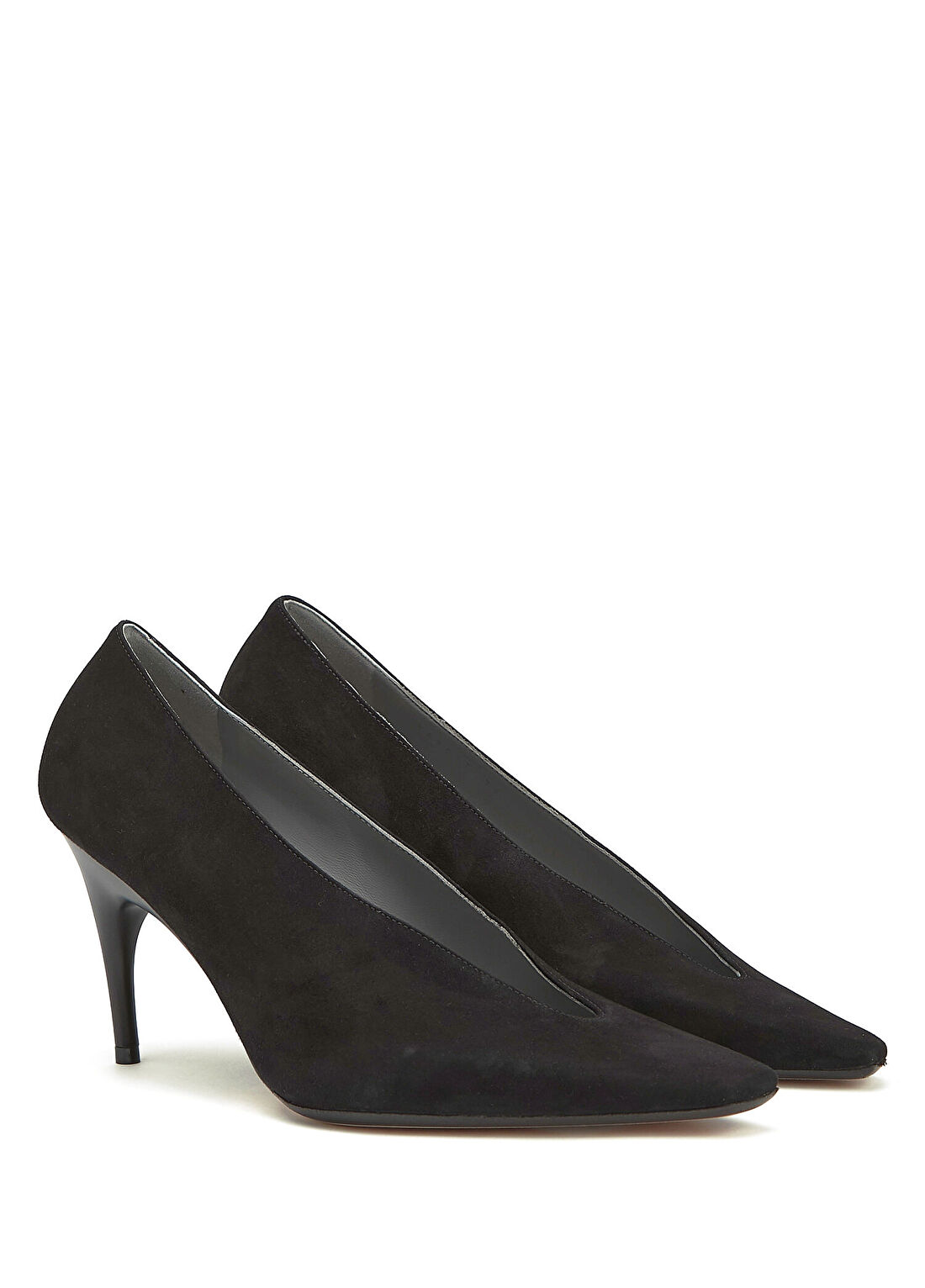 Balenciaga Duchesse Siyah Deri Stiletto görsel 2