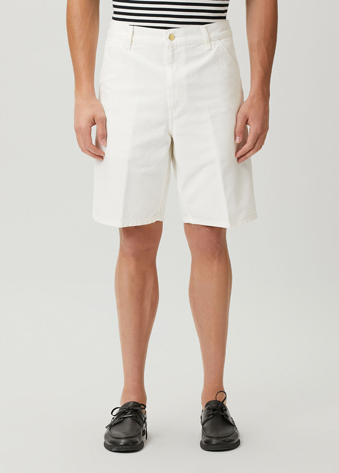 Carhartt WIP Beyaz Bermuda görsel 2