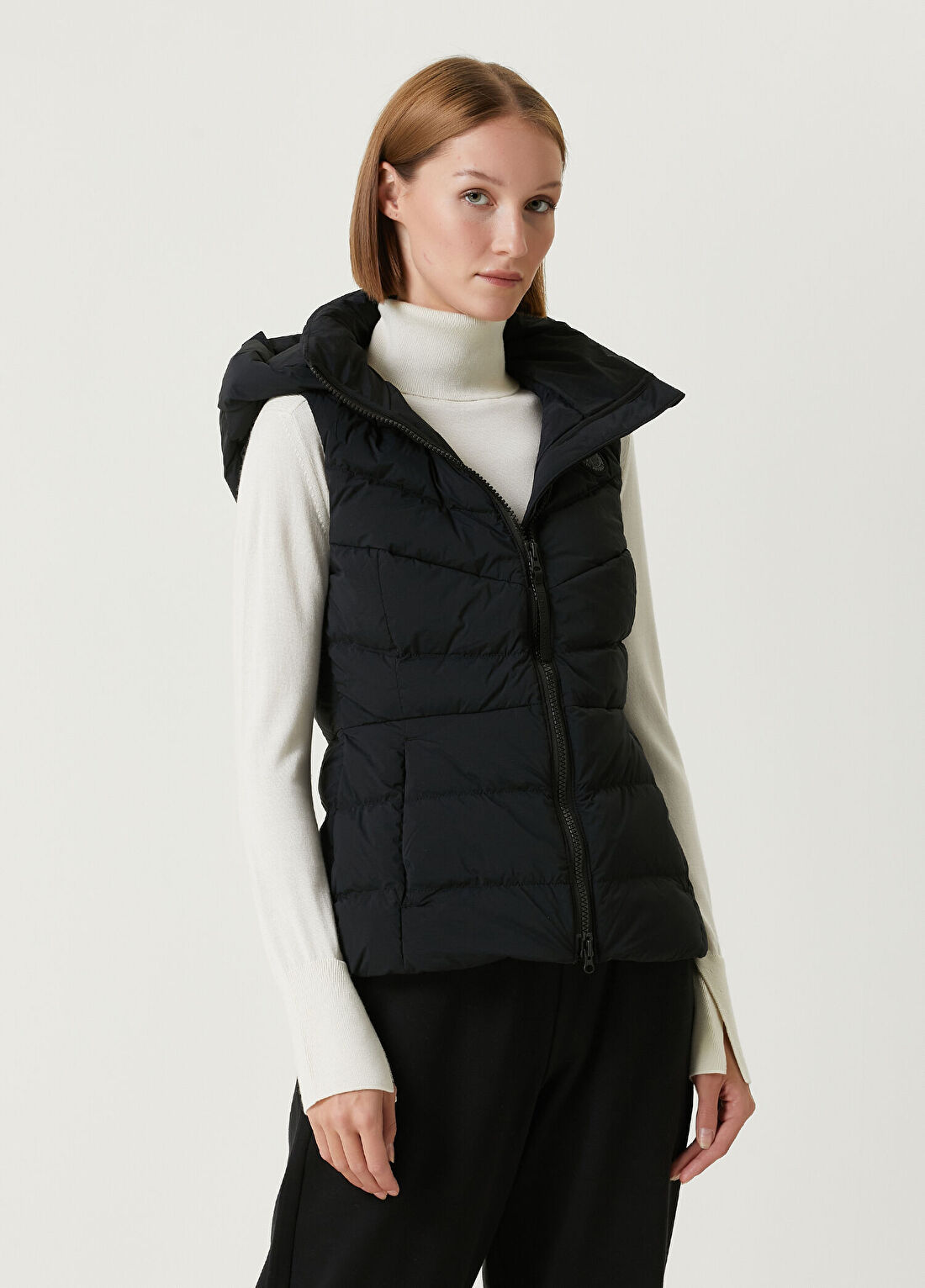 Canada Goose Clair Siyah Kapitoneli Yelek