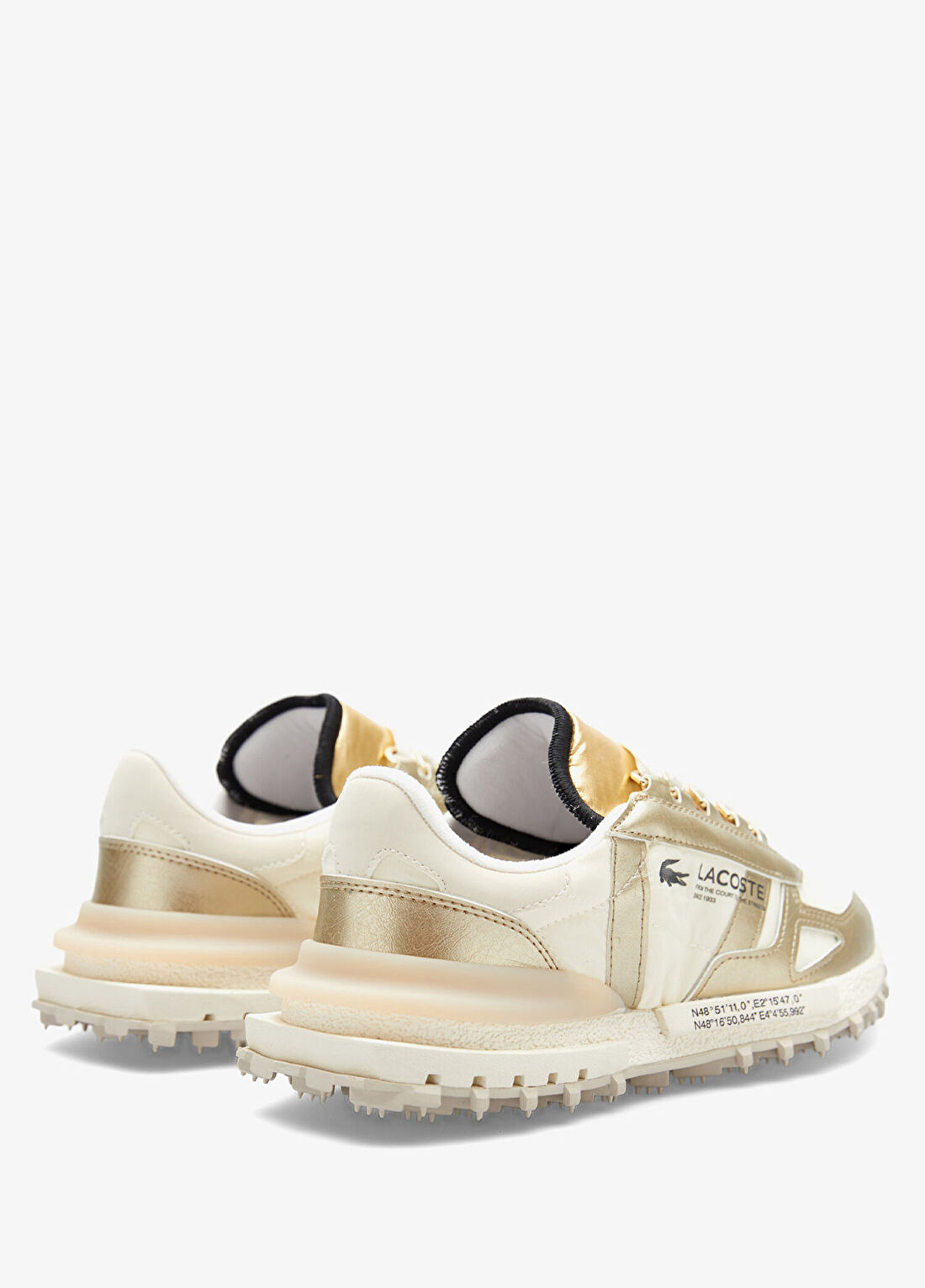 Lacoste Elite Active Krem Kadın Sneaker görsel 3