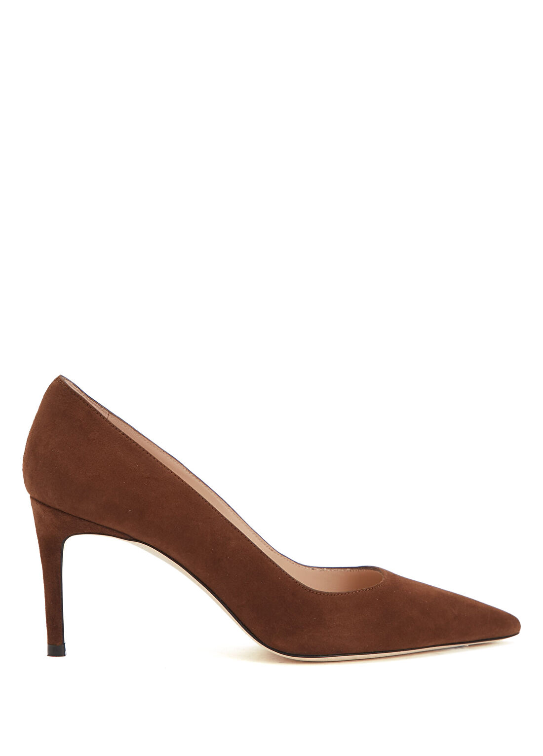 Stuart Weitzman Kahverengi Deri Stiletto