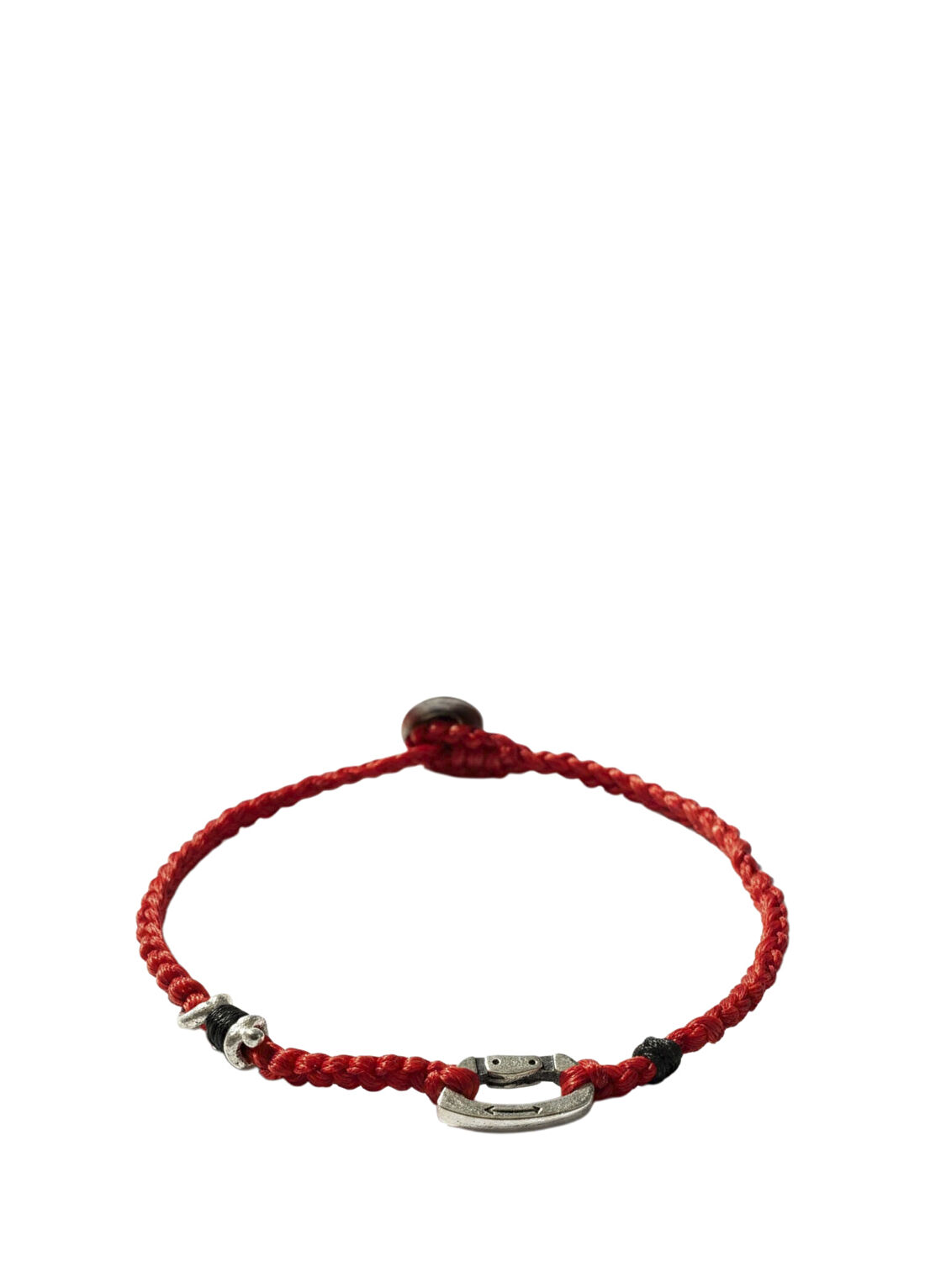 La Pluie Arion Bracelet Kırmızı 925 Ayar Gümüş Erkek Bileklik
