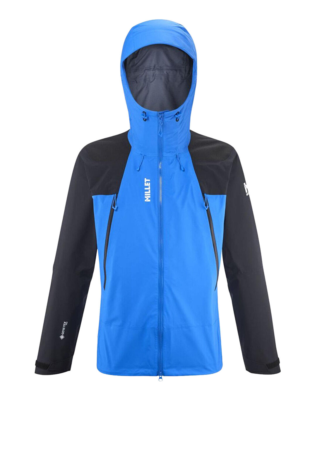 Millet Kamet Gore-Tex P Mavi Kapüşonlu Regular Fit Erkek Spor Ceket MIV10544 N3175