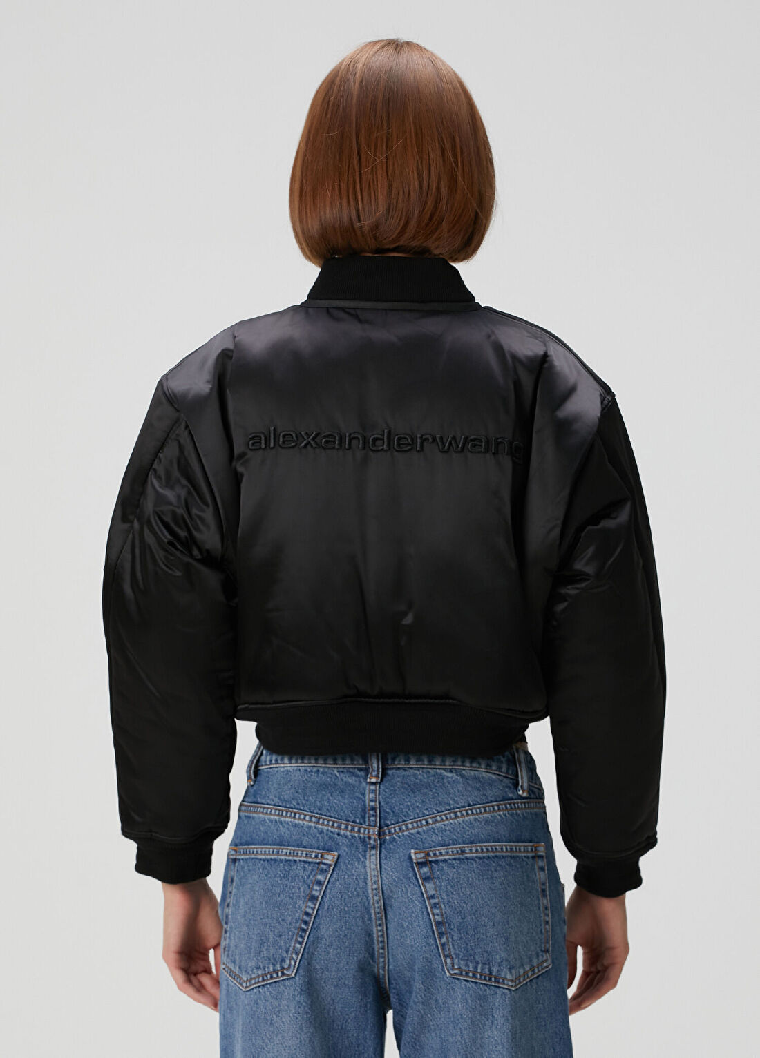 Alexander Wang Siyah Bomber Ceket görsel 4