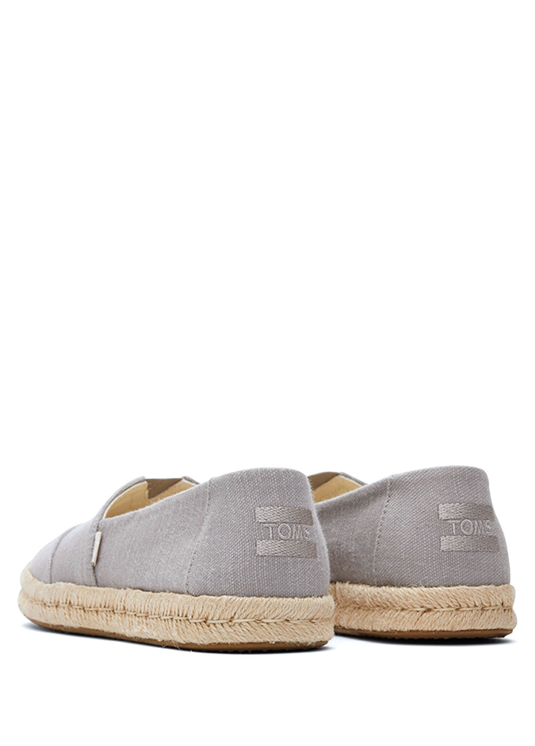 Toms Alpargata Rope 2.0 Recycled Cotton Slubby Woven Gri Kadın Espadril görsel 3