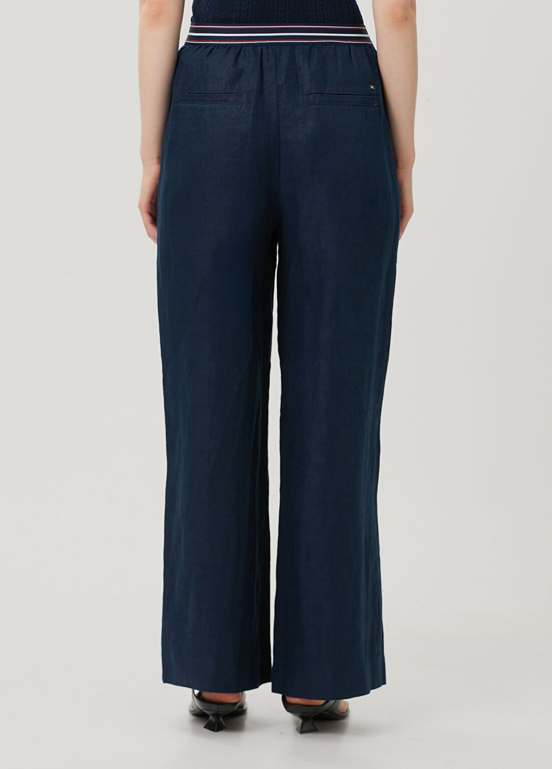 Tommy Hilfiger Lacivert Keten Pantolon görsel 4