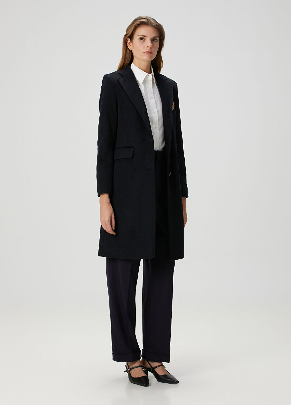 Lauren Ralph Lauren Beyaz Gömlek görsel 2