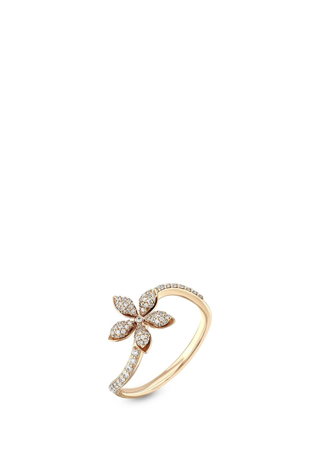 Bee Goddess Apple Seed Kadın Altın Yüzük görsel 2