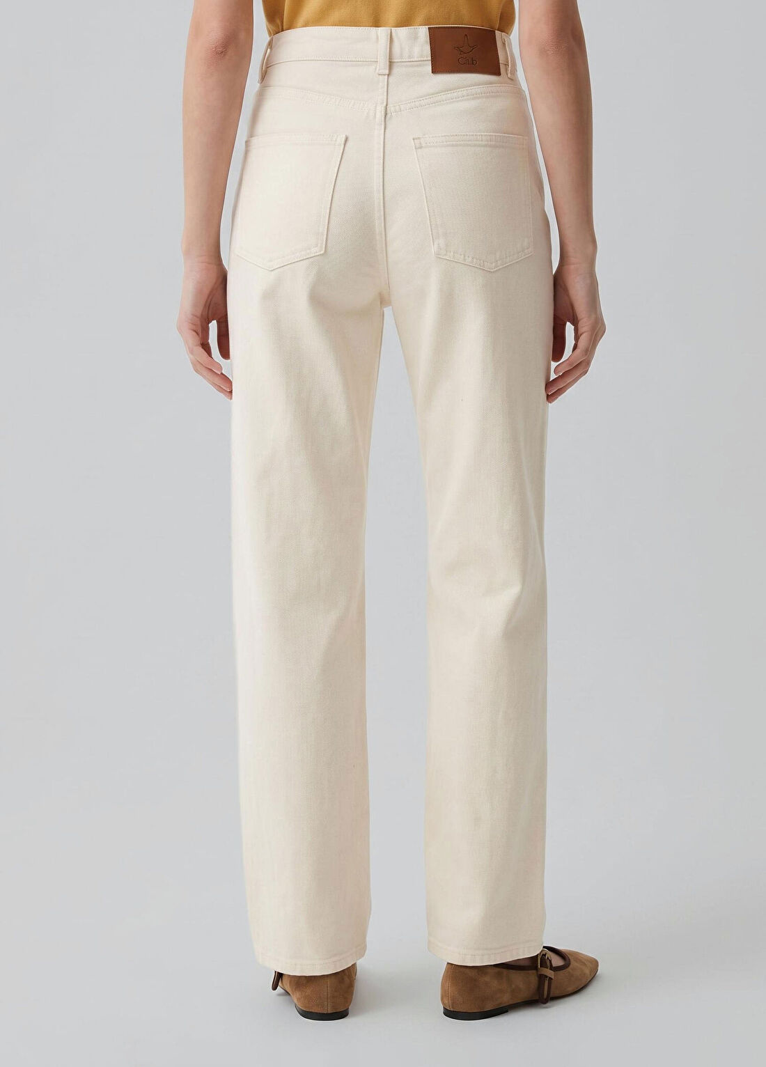 Beymen Club Ekru Jean Pantolon görsel 2