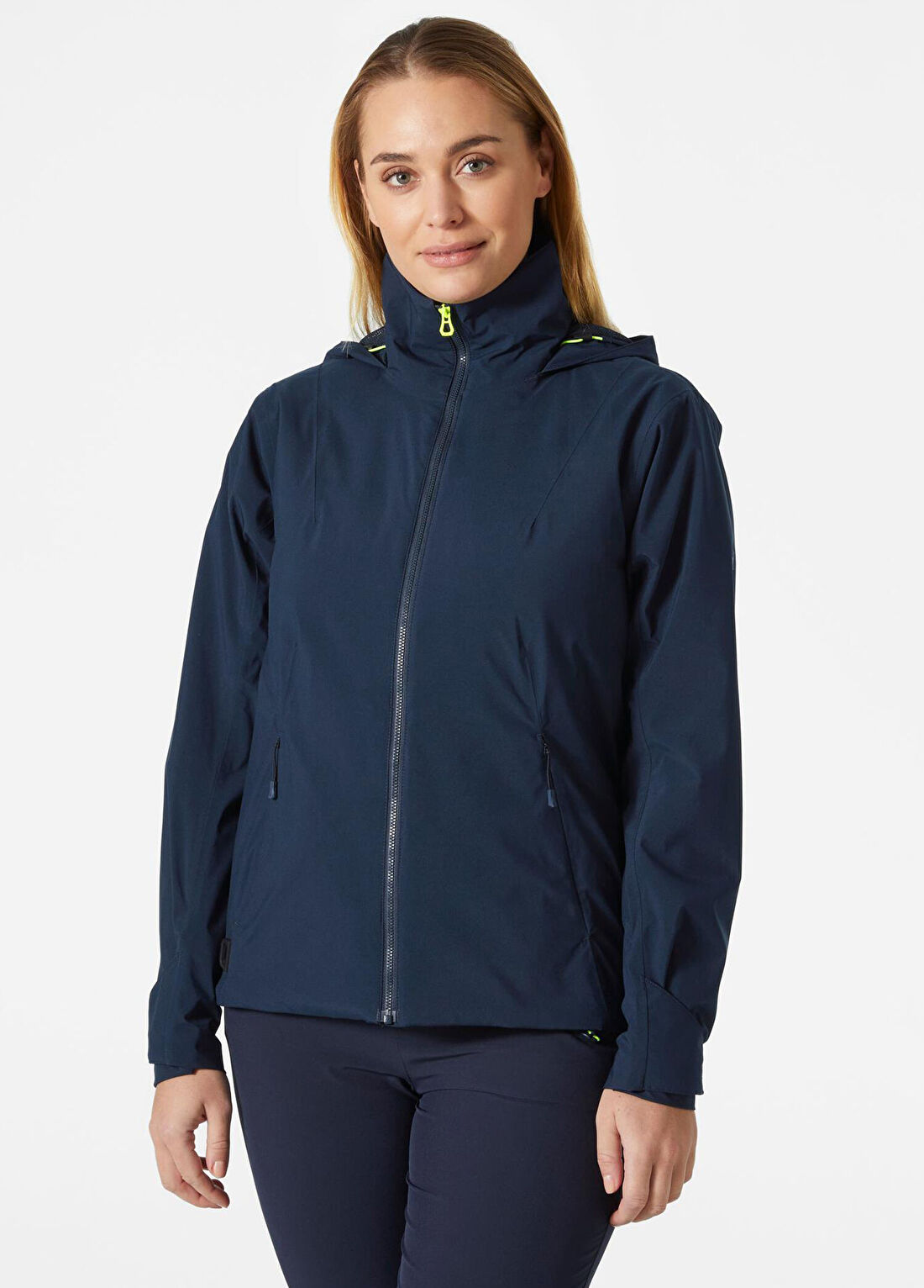 Helly Hansen W Hp Racıng Lıfaloft Hood Lacivert Kadın Mont görsel 2