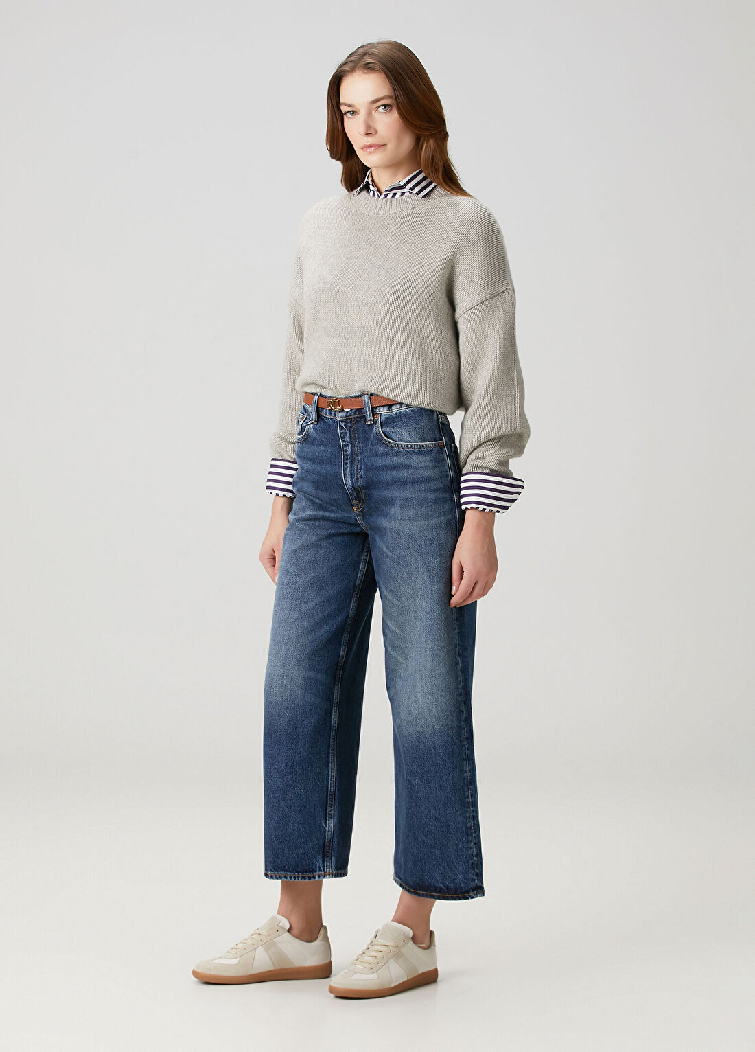 Polo Ralph Lauren Mavi Wide Leg Jean Pantolon
