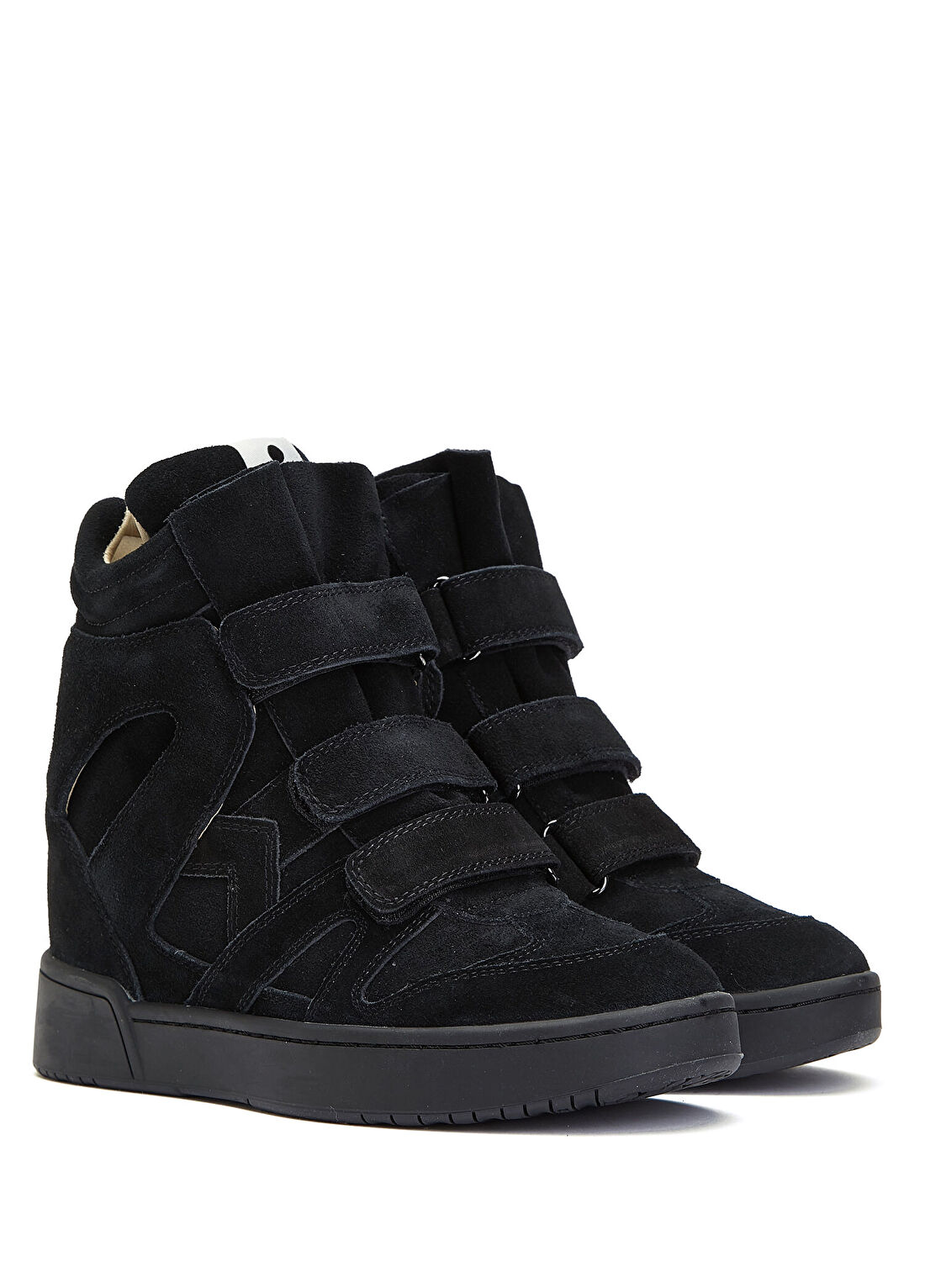 Isabel Marant IM3 Siyah Kadın Süet Sneaker görsel 2