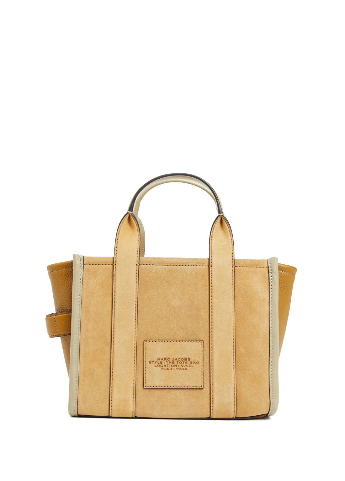Marc Jacobs The Small Kahve Taba Kadın Süet Alışveriş Çantası görsel 4