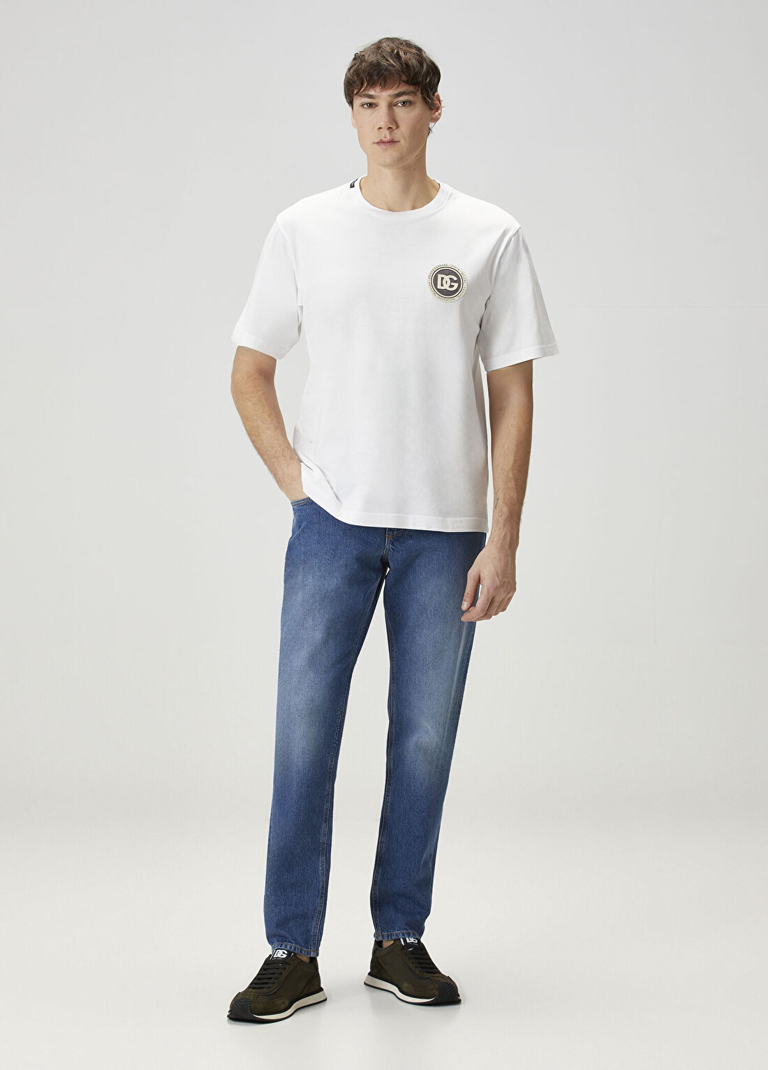 Dolce&Gabbana Slim Fit Mavi Jean Pantolon