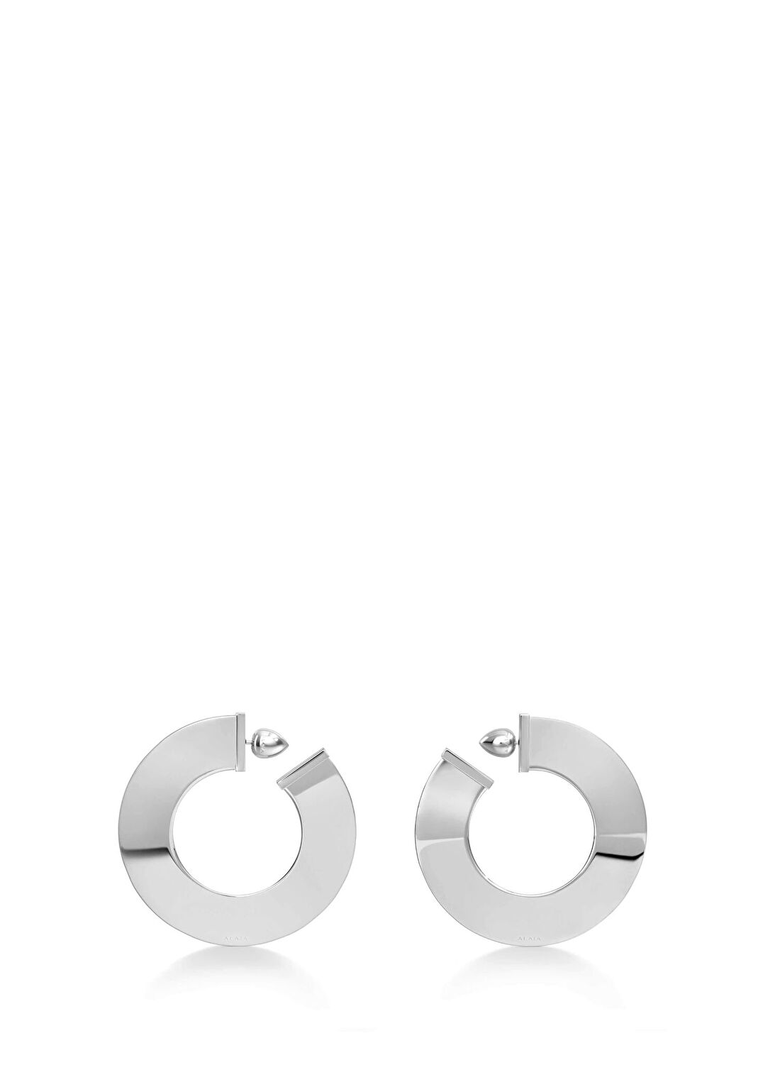 Alaïa Blade Silver Kadın Halka Küpe