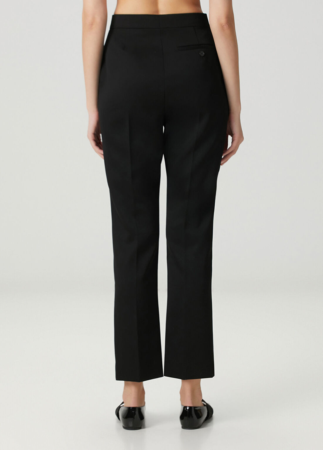 Givenchy Slim Fit Siyah Yün Pantolon görsel 4