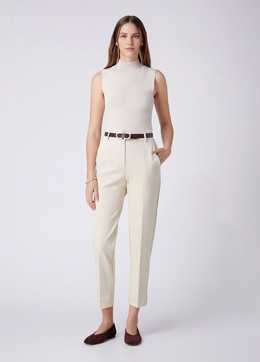 Beymen Club Açık Bej Pantolon görsel 2