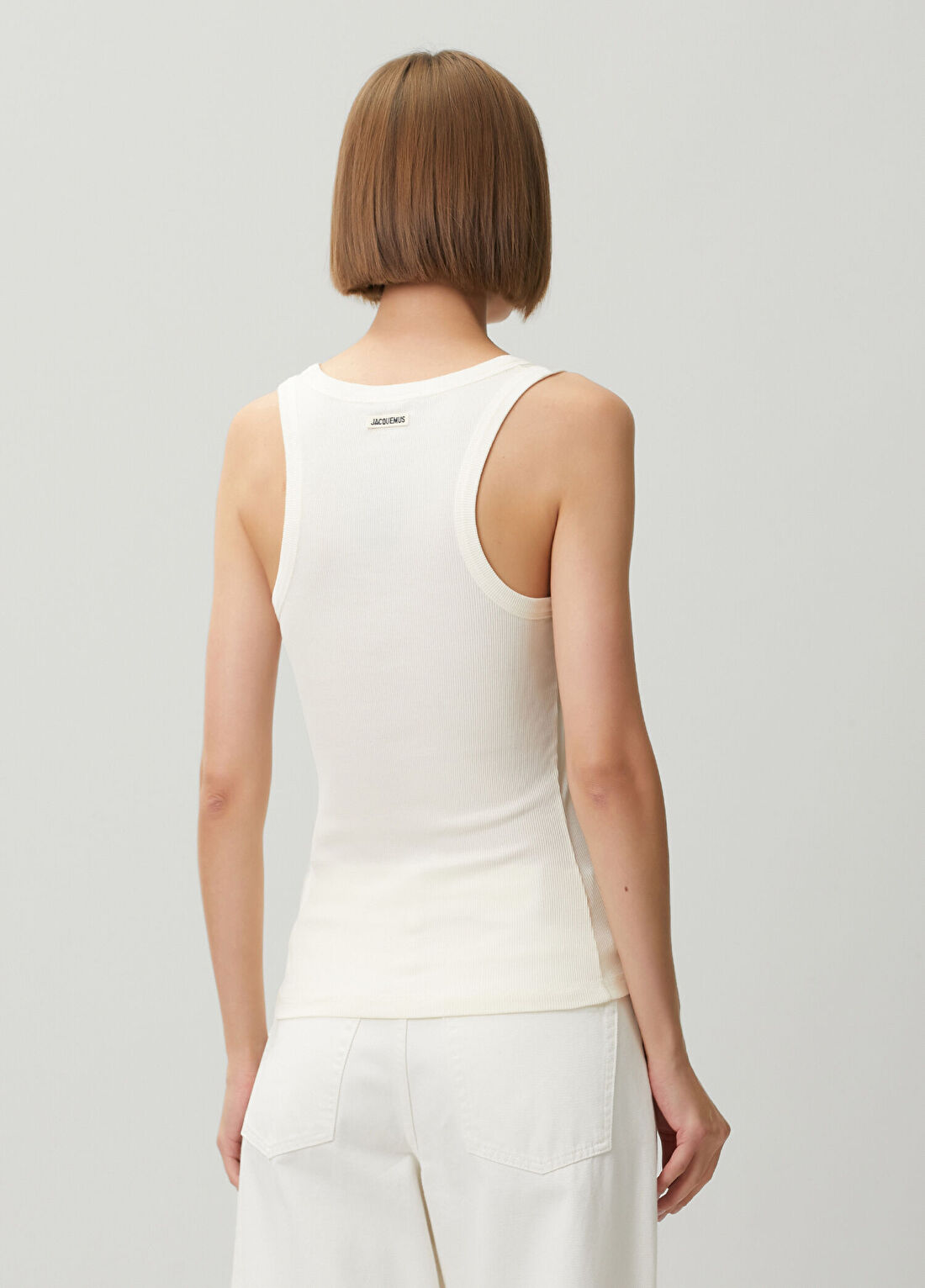 Jacquemus Beyaz Ribli Atlet görsel 4