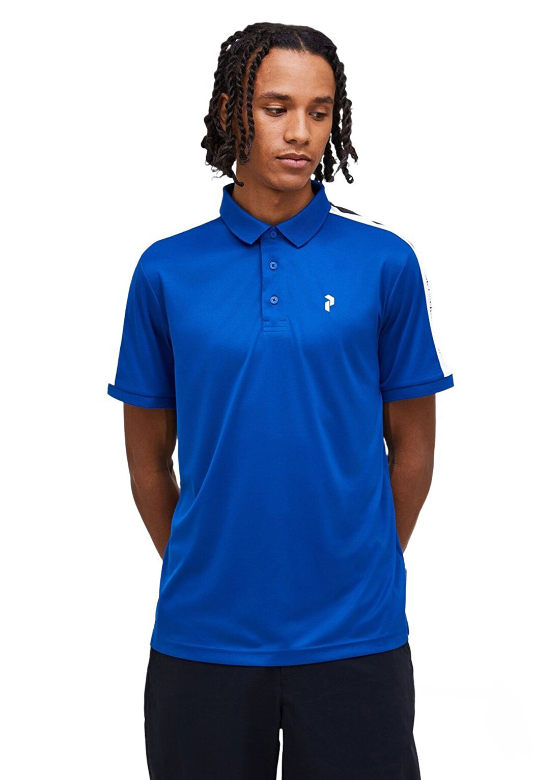 Peak Performance Player Lacivert Polo Yaka Kısa Kollu Erkek Spor T-Shirt
