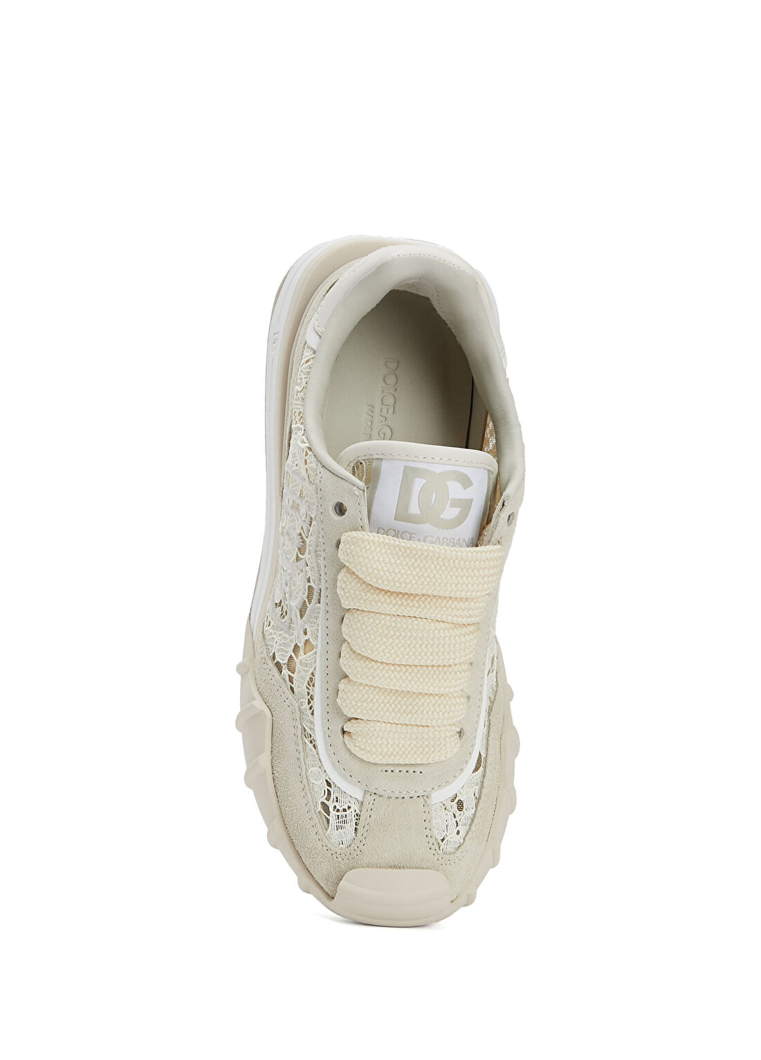 Dolce&Gabbana Athletic Krem Kadın Sneaker görsel 4