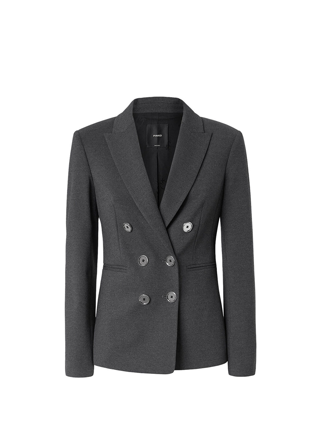 Pinko Alexia Gri Fit Kadın Blazer Ceket