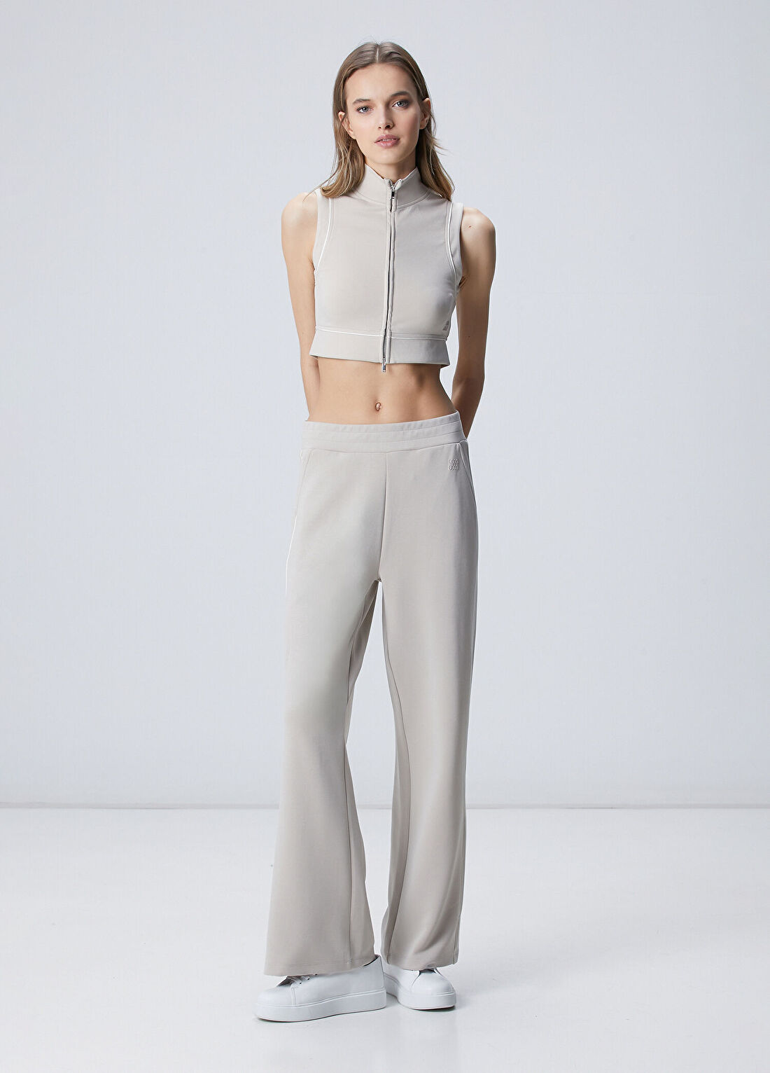 Network Taş Modal Karışımlı Biye Detaylı Eşofman