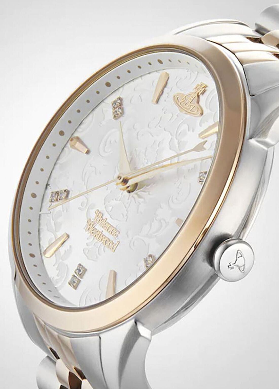 Vivienne Westwood VV208RSSL Gümüş Rose Gold Çelik Kadın Kol Saati görsel 2
