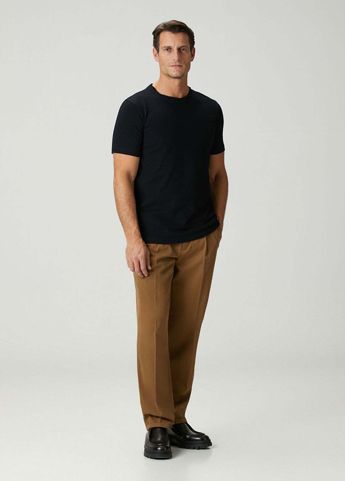 The Row Siyah Basic T-shirt görsel 2