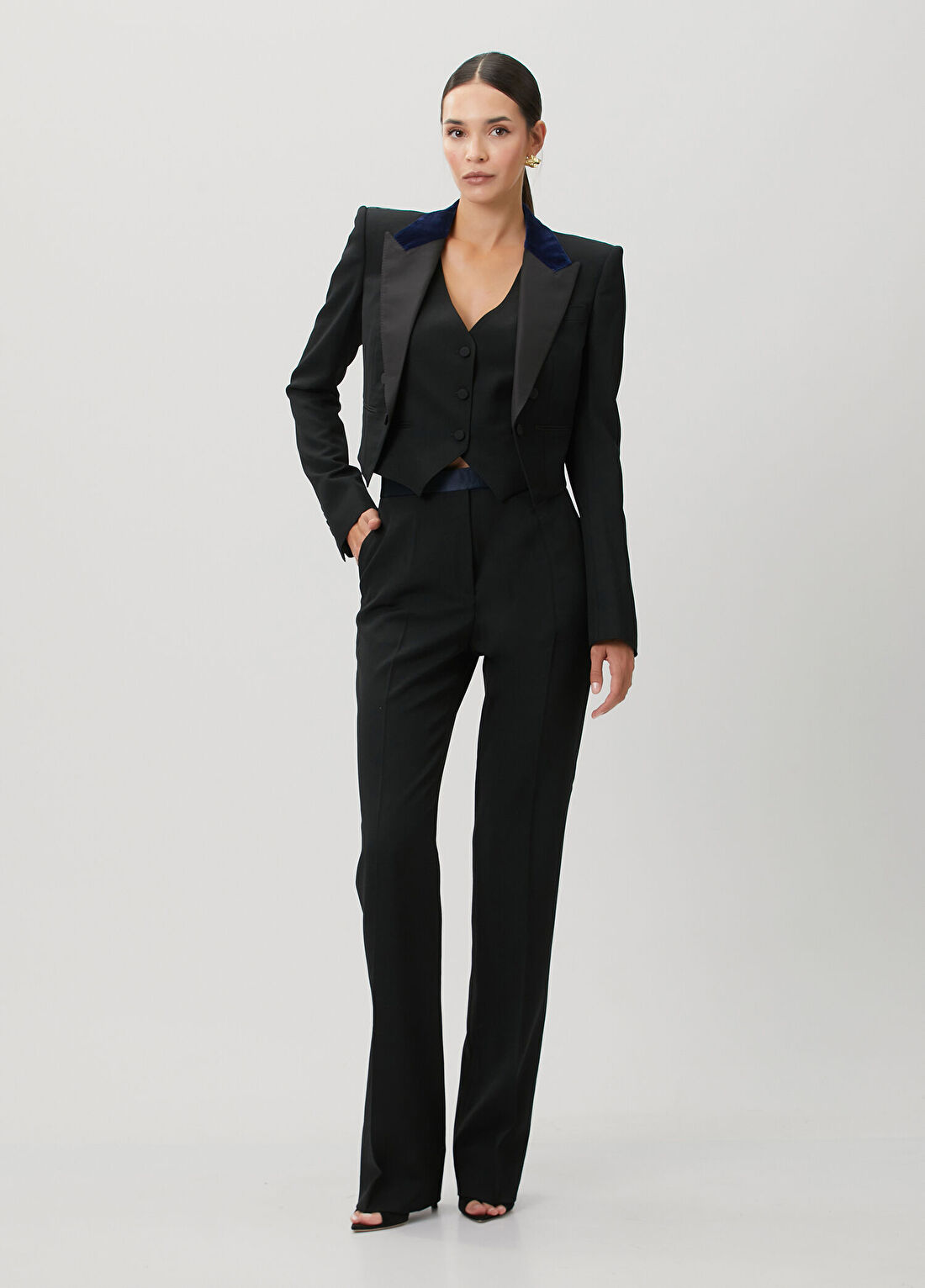 Tom Ford Siyah Yün Pantolon