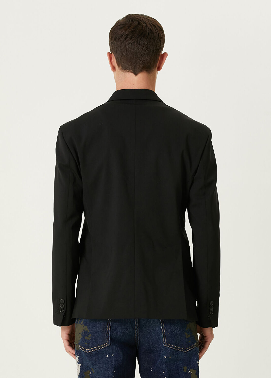 Dsquared2 Headquarter Siyah Yün Ceket görsel 4