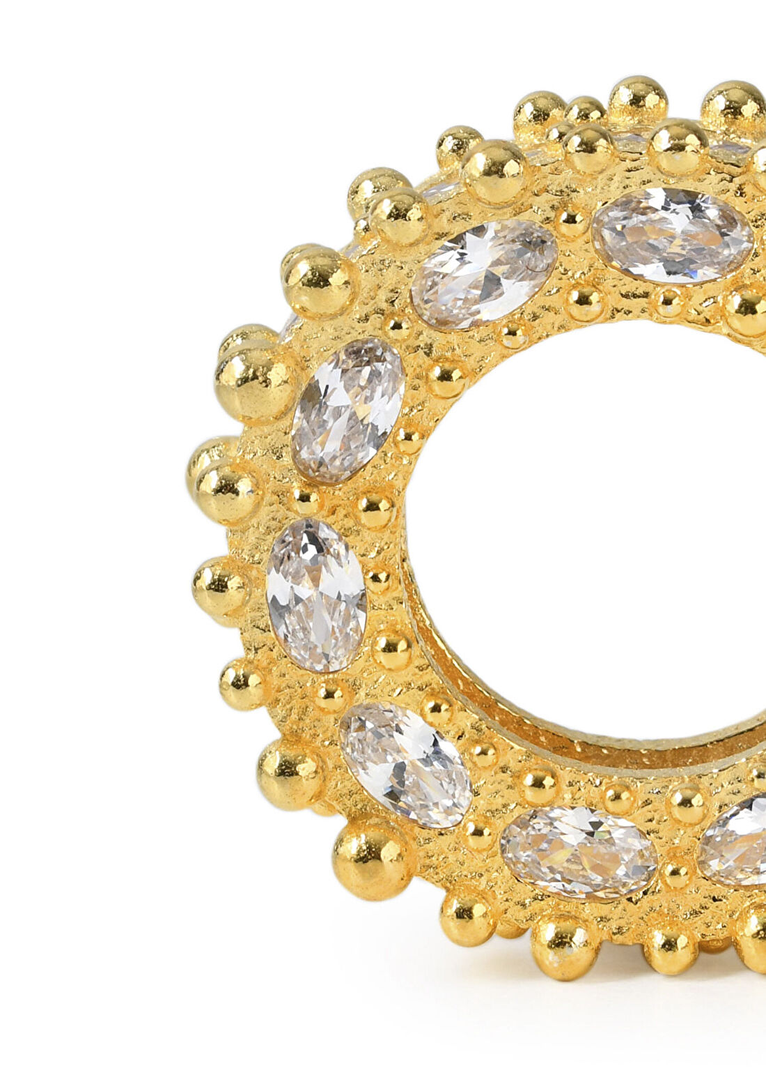 Mea Culpa Royal Ear Cuff Classic Sol 22 Ayar Altın Kaplama Kadın Kıkırdak Küpe görsel 2