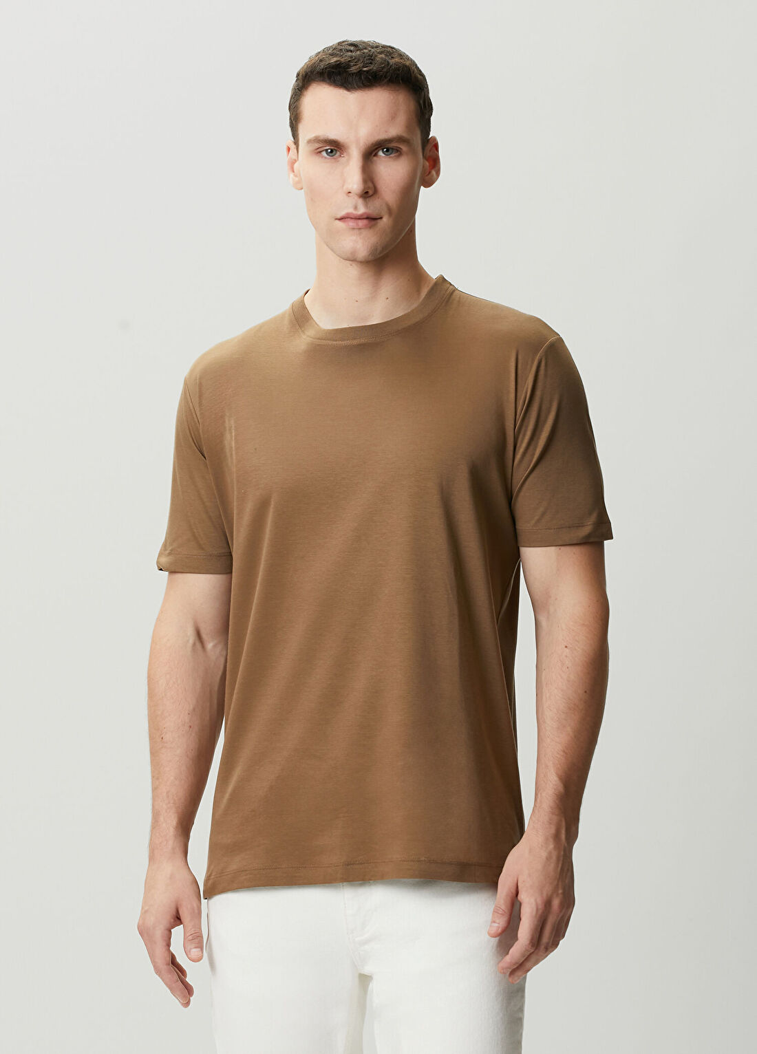 Kiton Kahverengi Basic T-shirt