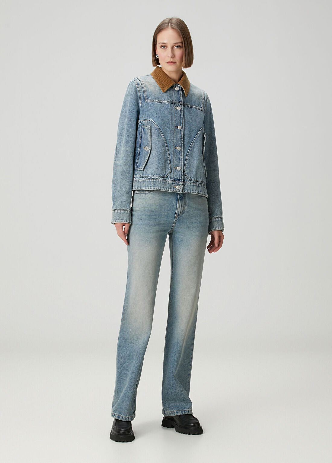 McQueen Mavi Jean Pantolon