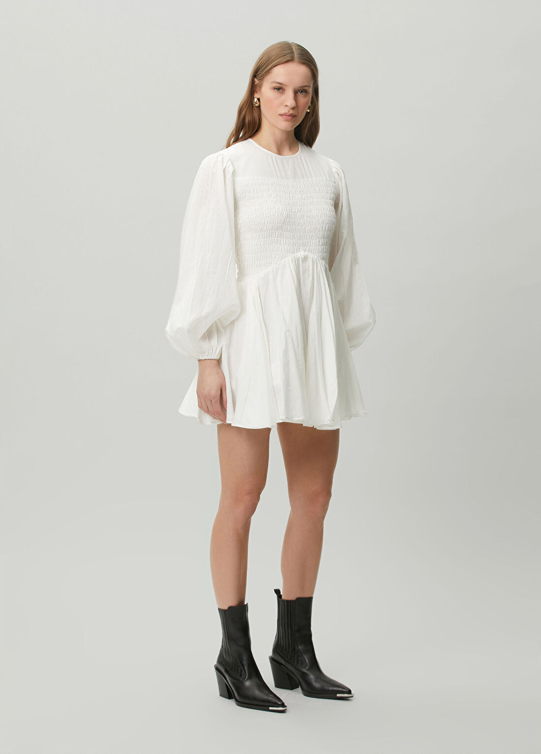AllSaints Beyaz Mini Elbise görsel 2