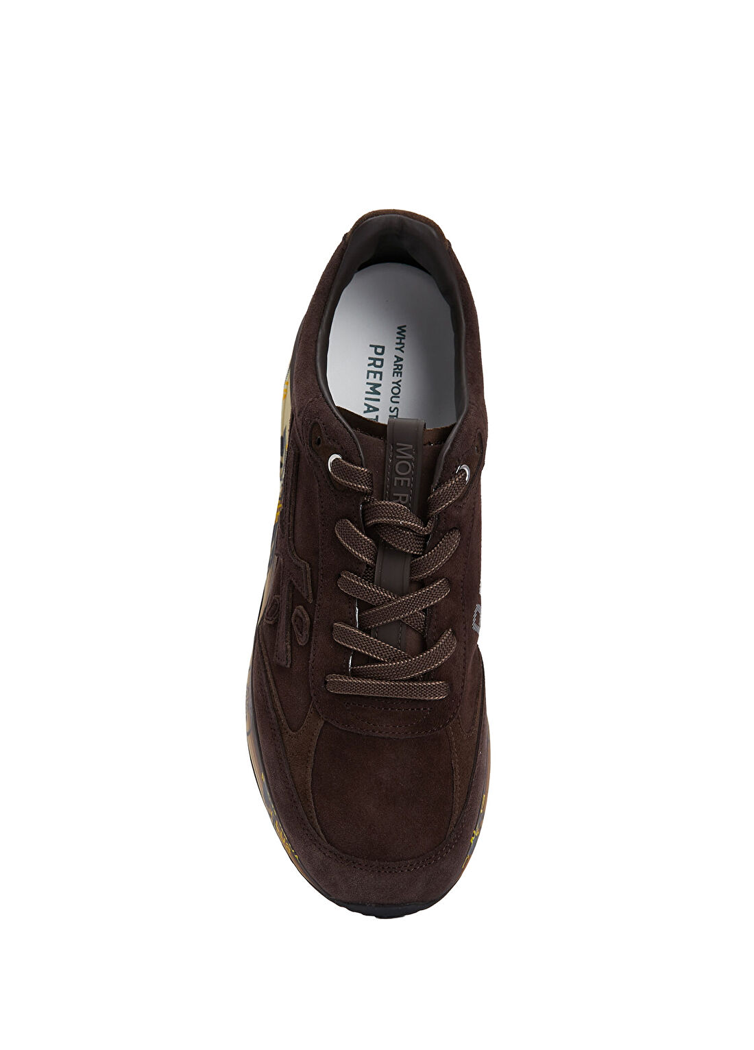 Premiata Moe Kahverengi Erkek Deri Sneaker görsel 4