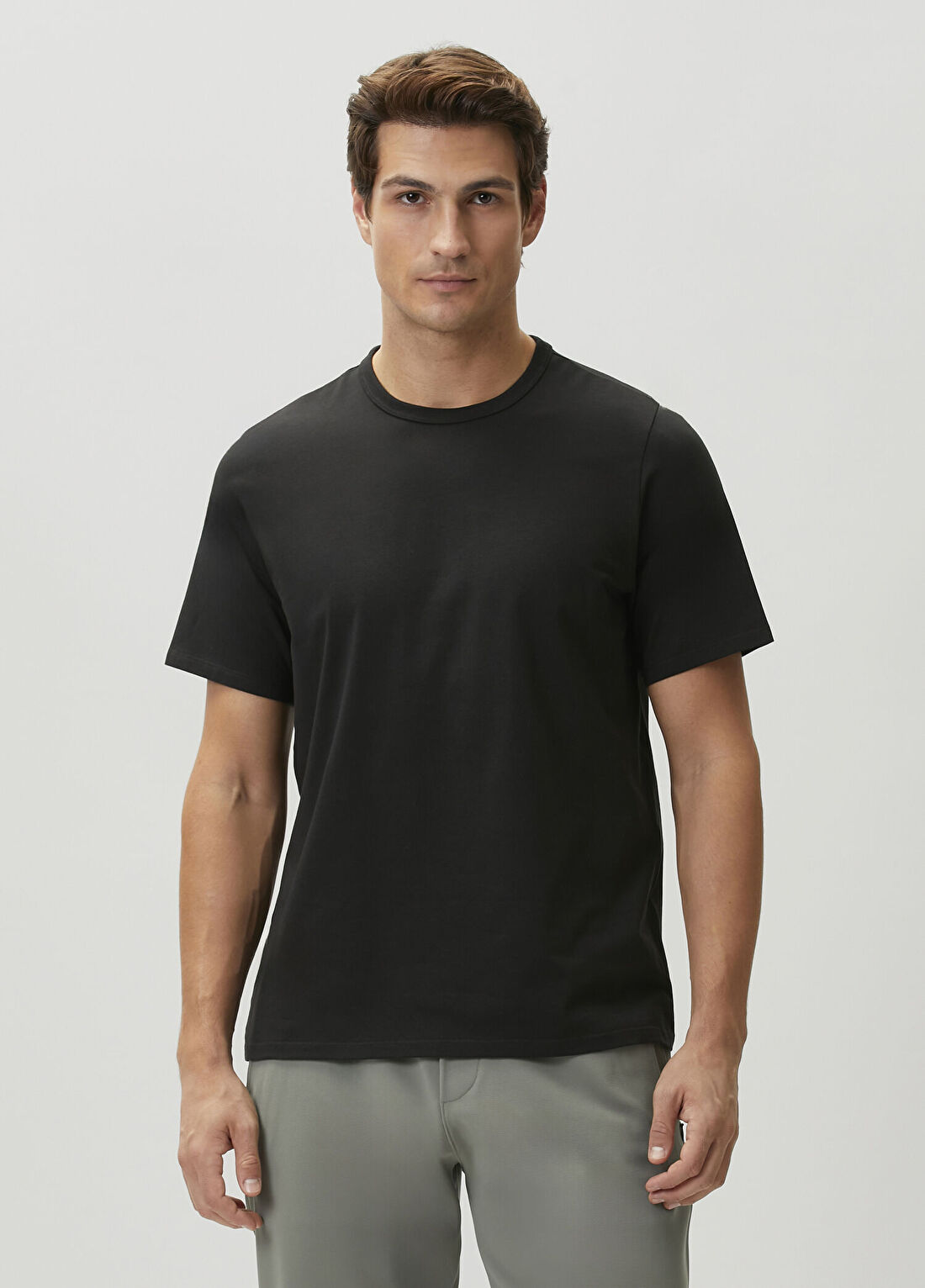 lululemon Classic-Fit Siyah Organik Pamuk T-Shirt