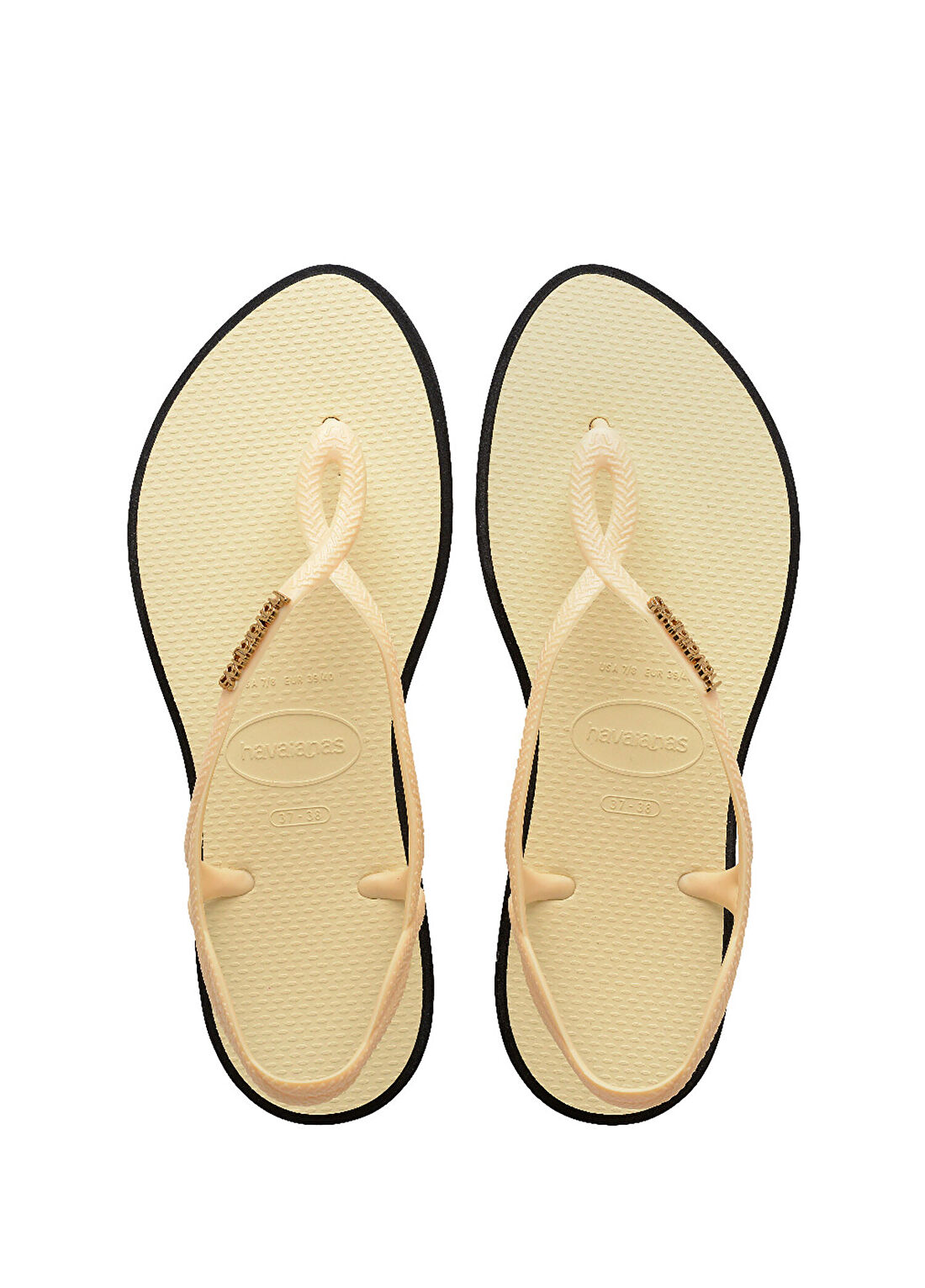 Havaianas Luna Point Krem Kadın Plaj Terliği
