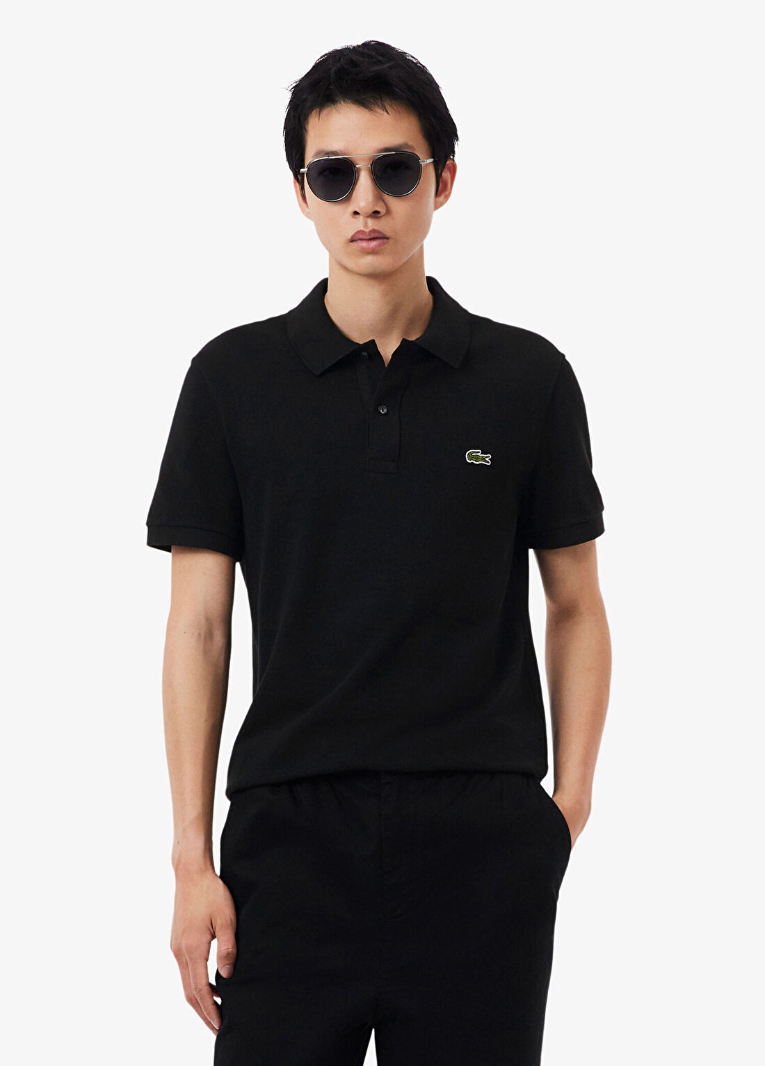 Lacoste L.12.12 Erkek Slim Fit Siyah Polo