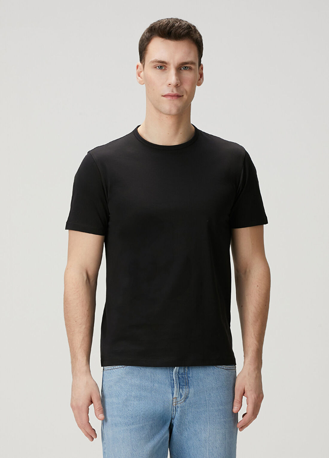Theory Regular Fit Precise Siyah T-shirt