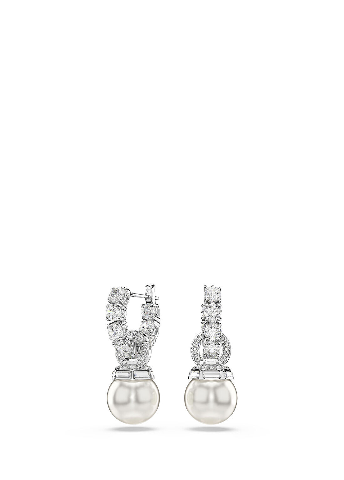 Swarovski Matrıx Pe Pearl Whıte Rhs Kadın Küpe