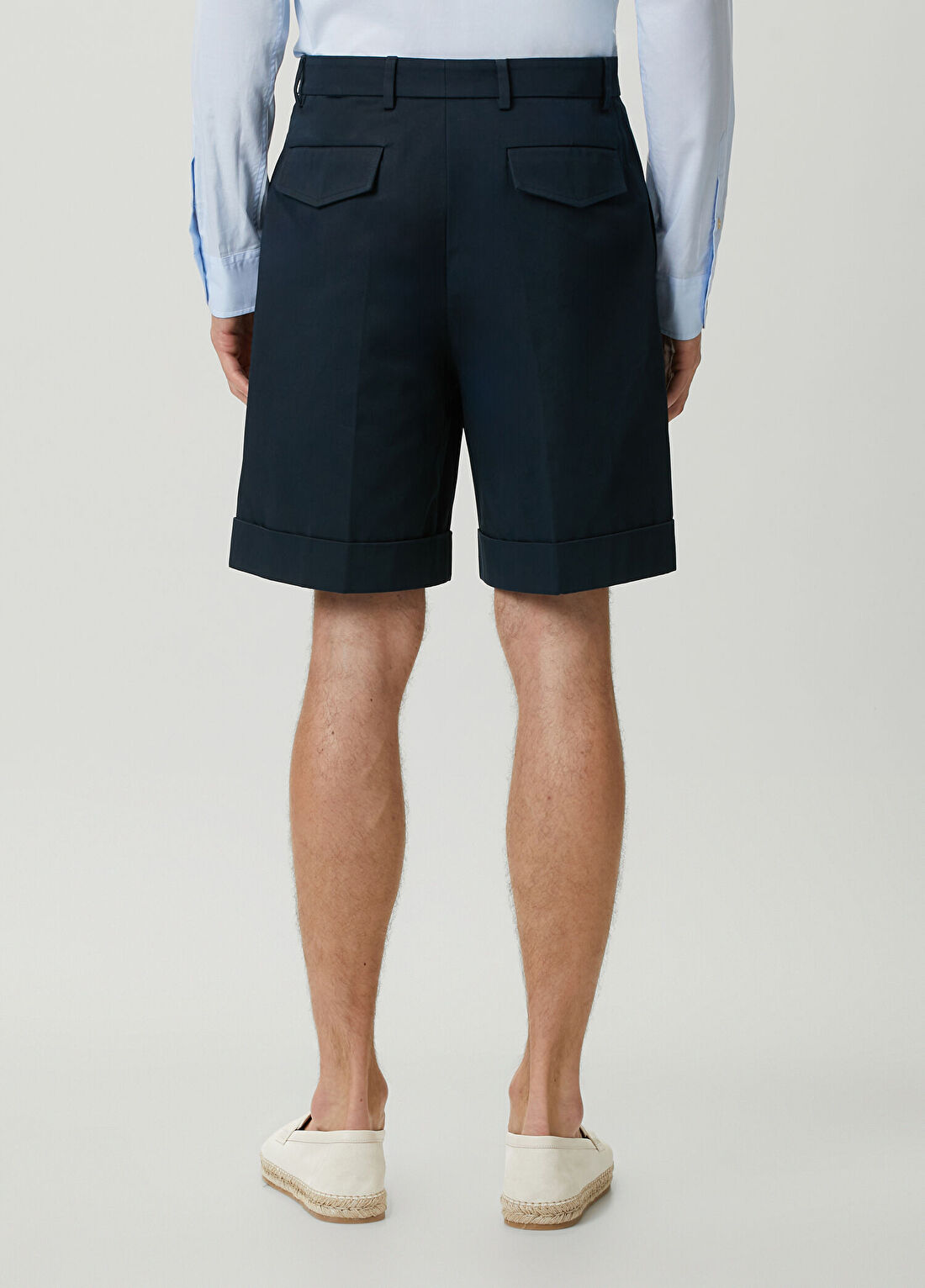 Valentino Lacivert Bermuda görsel 3