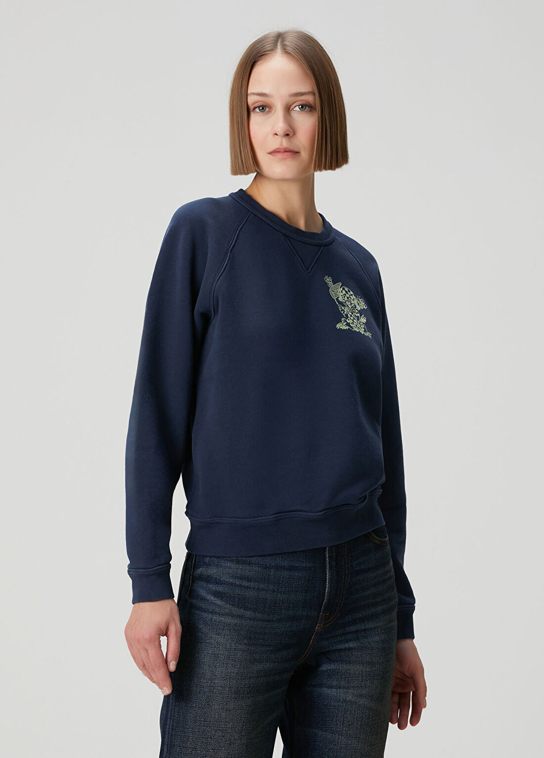 Kenzo Cartoon Lacivert Sweatshirt görsel 3
