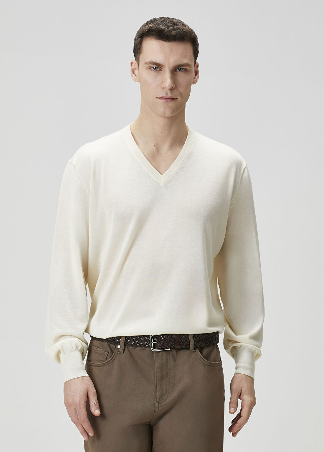 Tom Ford Krem Kaşmir Triko
