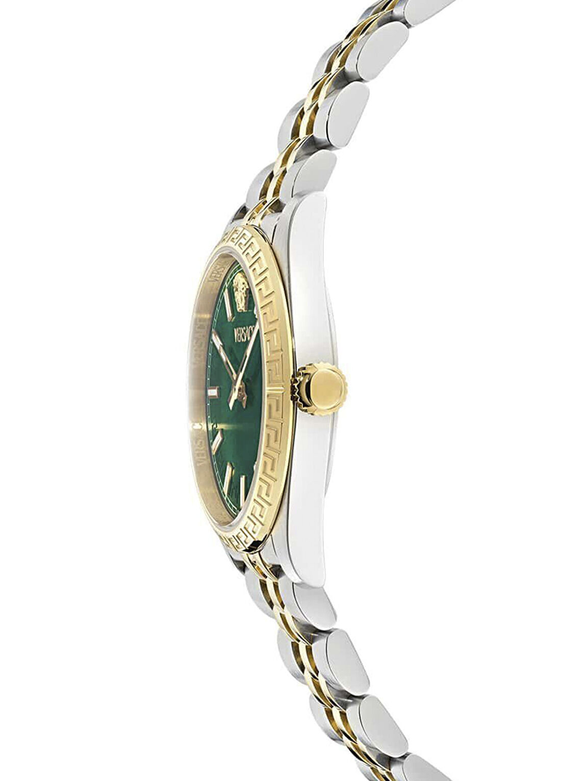 Versace VRSCVE5K00426 Millenyum Lady Altın Rengi Metalik Gri Çelik Kadın Kol Saati görsel 2