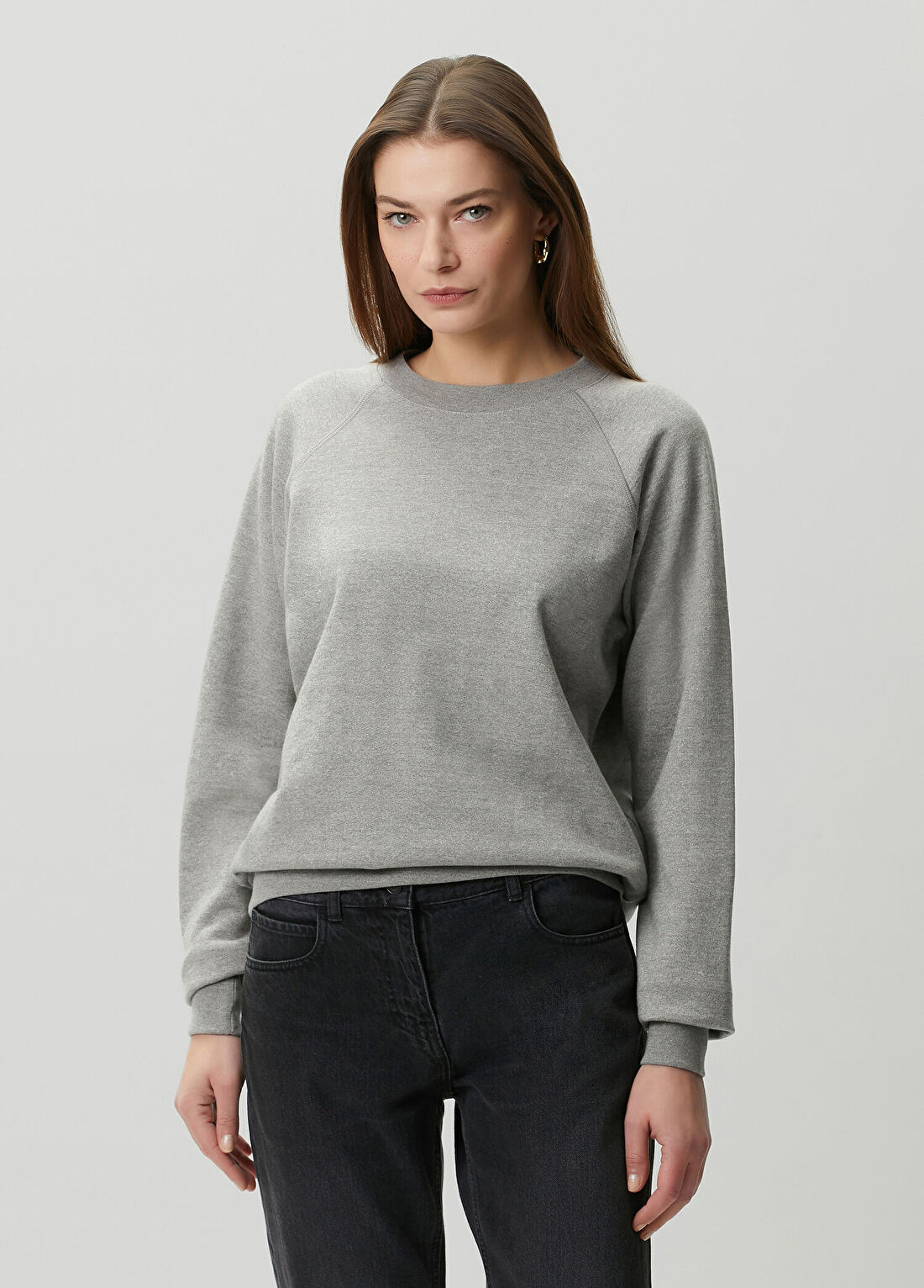 The Row Eulalia Gri Sweatshirt görsel 3
