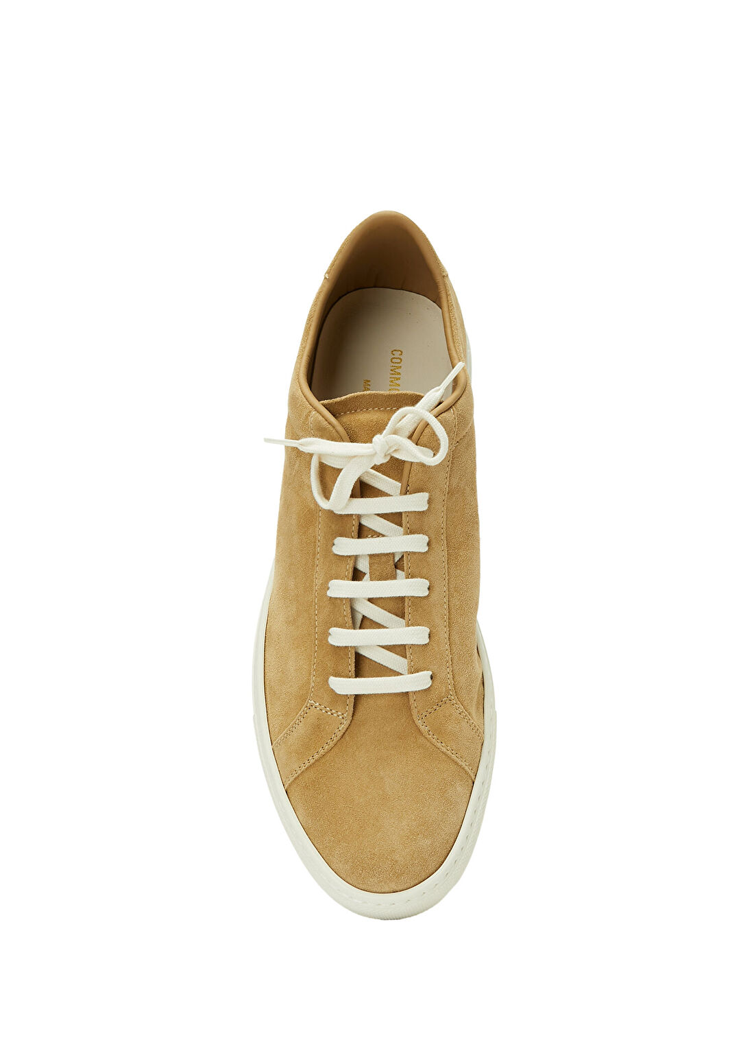 Common Projects Bej Erkek Deri Sneaker görsel 4